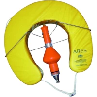 Set Colac De Salvare Potcoava Trem Cu Suport Si Lampa