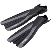 Labe Savage Grear Belly Boat Fins, Black Grey Labe Savage Grear Belly Boat Fins, Black Grey