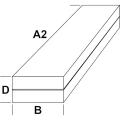 Pasarela Pliabila din Aluminiu TREM 230cm
