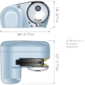 Troliu Electric pentru Ancora QUICK Genius 12V 500W 6mm cu Tambur