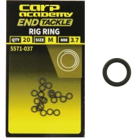 Anou Carp Academy Rig Ring, Marime M, 3.7mm, 20buc/pac
