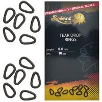 Anouri Select Baits Tear Drop Rings, 6mm, 10buc/pac Anouri Select Baits Tear Drop Rings, 6mm, 10buc/pac