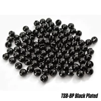 BILE TUNGSTEN SLOTTED BEADS 2.8MM BLACK PAINTED 10 buc/plic