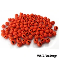 BILE TUNGSTEN SLOTTED BEADS 3.3mm FLUO ORANGE 10 buc/plic