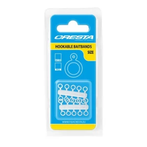Inele Elastice Cresta Hookable Baitbands S, 3mm, 28buc/plic Inele Elastice Cresta Hookable Baitbands S, 3mm, 28buc/plic