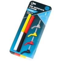 Kit Momeala Nash Zig Screw Mixed Large, 4buc/pac