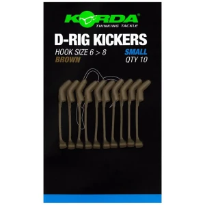 Line Aligner Korda D-rig Kicker, Brown, Marime S, Pentru Carlige Nr.6-8, 10buc/pac