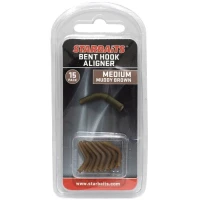Line Aligner Starbaits, Bent Hook Medium, Brown, 15buc/pac