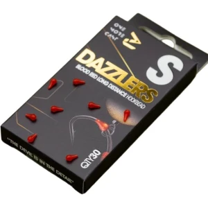 Opritor Carlig One More Cast Tackle Dazzlers Long Distance Hookbead, Red, 30buc/pac