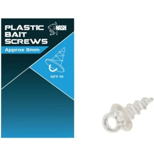 Surub Nash Plastic Bait Screw, 13mm, 10buc/pac