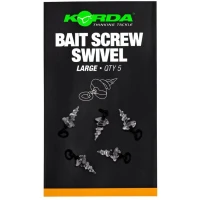 Surub cu Vartej si Anou Korda Micro Ring Bait Large, 5buc/plic