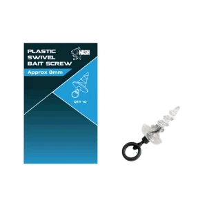 Surub din plastic pentru momeala Nash Plastic Swivel Bait Screw Surub din plastic pentru momeala Nash Plastic Swivel Bait Screw
