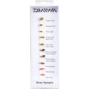 Muste Daiwa Fly Pack River Nymphs, 10buc/pac