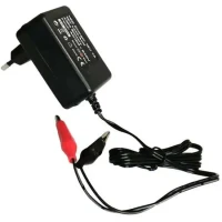 Incarcator TED VRLA AGM 12V 1A, Black Incarcator TED VRLA AGM 12V 1A, Black