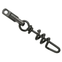 Agrafa Cu Vartej Mikado Heavy Swivel With Screwed Snap 4mm, Black Matt, 5Buc/plic Agrafa Cu Vartej Mikado Heavy Swivel With Screwed Snap 4mm, Black Matt, 5Buc/plic