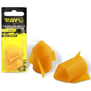 Black Cat Propeller Rattle Rotates Catfish Accessories, Fluo Orange, 2.4cm, 2buc/pac Black Cat Propeller Rattle Rotates Catfish Accessories, Fluo Orange, 2.4cm, 2buc/pac