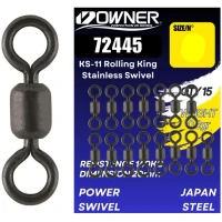 Vartej Owner Amaz 72445 KS-11 Rolling King Stainless Swivel, Nr.4, 81kg, 15buc Vartej Owner Amaz 72445 KS-11 Rolling King Stainless Swivel, Nr.4, 81kg, 15buc