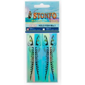Folie Adeziva Stonfo Holo Fish 534, Marime S, 5.7x9.3cm, 2buc/pac
