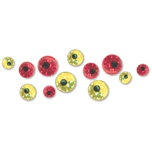 Ochi Holografici Artificiali Jaxon Red, 9mm, 12buc/pac