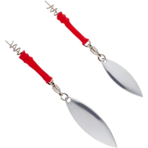 Paleta SAVAGE GEAR Spinner Screwin Teaser, Marimea S, Red-Silver, 3buc/pac Paleta SAVAGE GEAR Spinner Screwin Teaser, Marimea S, Red-Silver, 3buc/pac