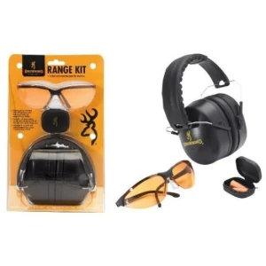 Set Casca Antifonica+ochelari Protectie Browning
