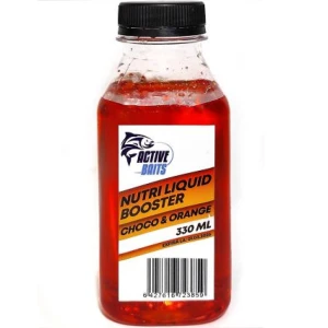 Aditiv Lichid Active Baits Nutri Liquid Booster, Ciocolata & Portocala, 330ml