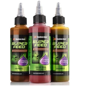 Atractant Lichid Tandem Baits Superfeed Diffusion Booster 100ml Halibut And Strawberry