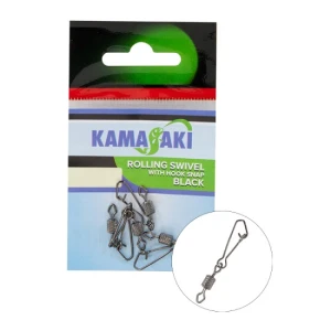 Agrafa Kamasaki Clips Cu Vartej Rolling Nr.4 6buc/plic