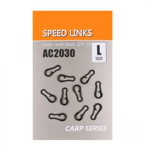Agrafa Rapida Orange Speed Links L Negru Mat 10buc/plic Agrafa Rapida Orange Speed Links L Negru Mat 10buc/plic