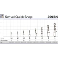 Agrafa cu Vartej ZEOX Swivel Quick Snap 221BN, Nr.2, 30kg, 6buc/pac Agrafa cu Vartej ZEOX Swivel Quick Snap 221BN, Nr.2, 30kg, 6buc/pac