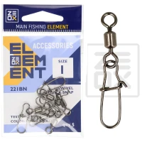 Agrafa Cu Vartej Zeox Swivel Quick Snap 221bn, Nr.6, 18kg, 8buc/pac
