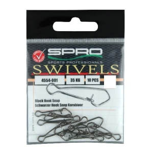 Agrafe Spro Black Hook Snap nr 2/38kg Agrafe Spro Black Hook Snap nr 2/38kg