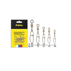 Agrafe Rapide Delphin Crosslock B 04 Bn Nr.1/0