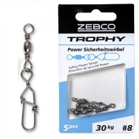 Vartej Agrafa Zebco Trophy Safety Power Swivel No.12 30mm