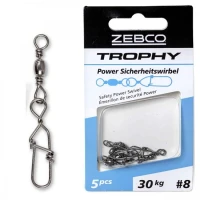 Vartej Agrafa Zebco Trophy Safety Power Swivel No.8 40mm