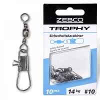 Vartej Agrafa Zebco Trophy Safety Swivel No.14 24mm Vartej Agrafa Zebco Trophy Safety Swivel No.14 24mm