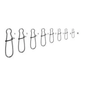 Agrafa Mustad Duo Lock Nr.00/20kg/10buc