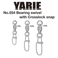 Agrafa CrossLock cu Vartej cu Rulment Yarie 554 100lbs, 3buc/pac