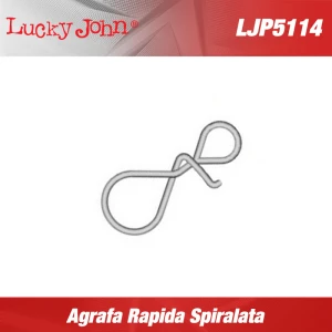 Agrafe Lucky John Spiral Snap Nr.002 9kg 6buc/plic