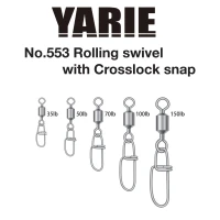 Agrafe cu Vartej Yarie 553 Crosslock Snap 150lb 4buc/plic