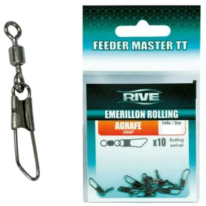 Agrafa Cu Vartej Rive Rolling Snap, Marime 14+0, 10buc/plic Agrafa Cu Vartej Rive Rolling Snap, Marime 14+0, 10buc/plic