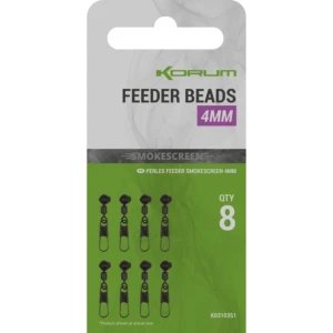 Agrafa Korum Smokescreen Feeder Beads, 4mm, 8buc/pac