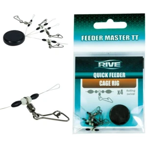 Agrafa Rive Feeder Quick Cage Rig, 4buc/plic Agrafa Rive Feeder Quick Cage Rig, 4buc/plic