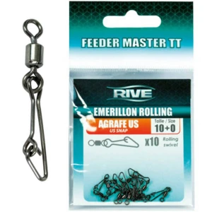 Agrafa cu Vartej Rive US Rolling, Marime 10+0, 10buc/pac Agrafa cu Vartej Rive US Rolling, Marime 10+0, 10buc/pac