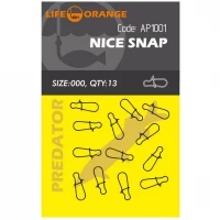 Agrafa Orange Nice Snap No.000, 13buc/pac