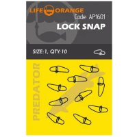 Agrafa Snap Orange Lock Snap No.00, 10buc/pac