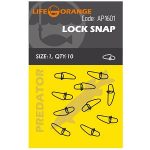 Orange Agrafa Snap Lock Snap No.00, 10buc/pac
