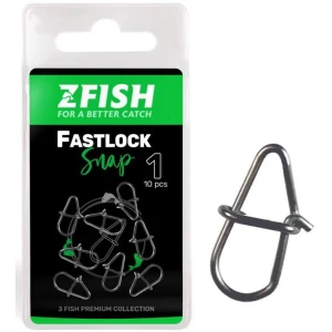 Agrafa Zfish Fast-lock Snap, Nr.2, 13kg, 10buc/pac