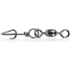 Agrafa Cu Vartej Mustad Crane Swivel With Fastach Clip, Nr.8, 10buc/pac