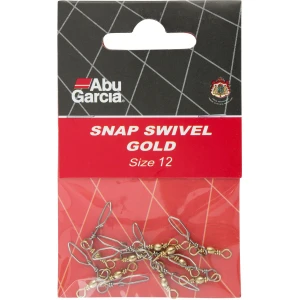 Abu Garcia Agrafa Snap Swivels Gold, Nr.1/0, 10buc/pac